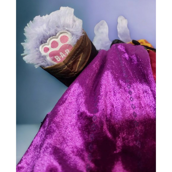 Disney Frozen II Build A Bear Workshop 17" Purple Stuffed Bear Plush Queen Anna - Picture 3 of 7